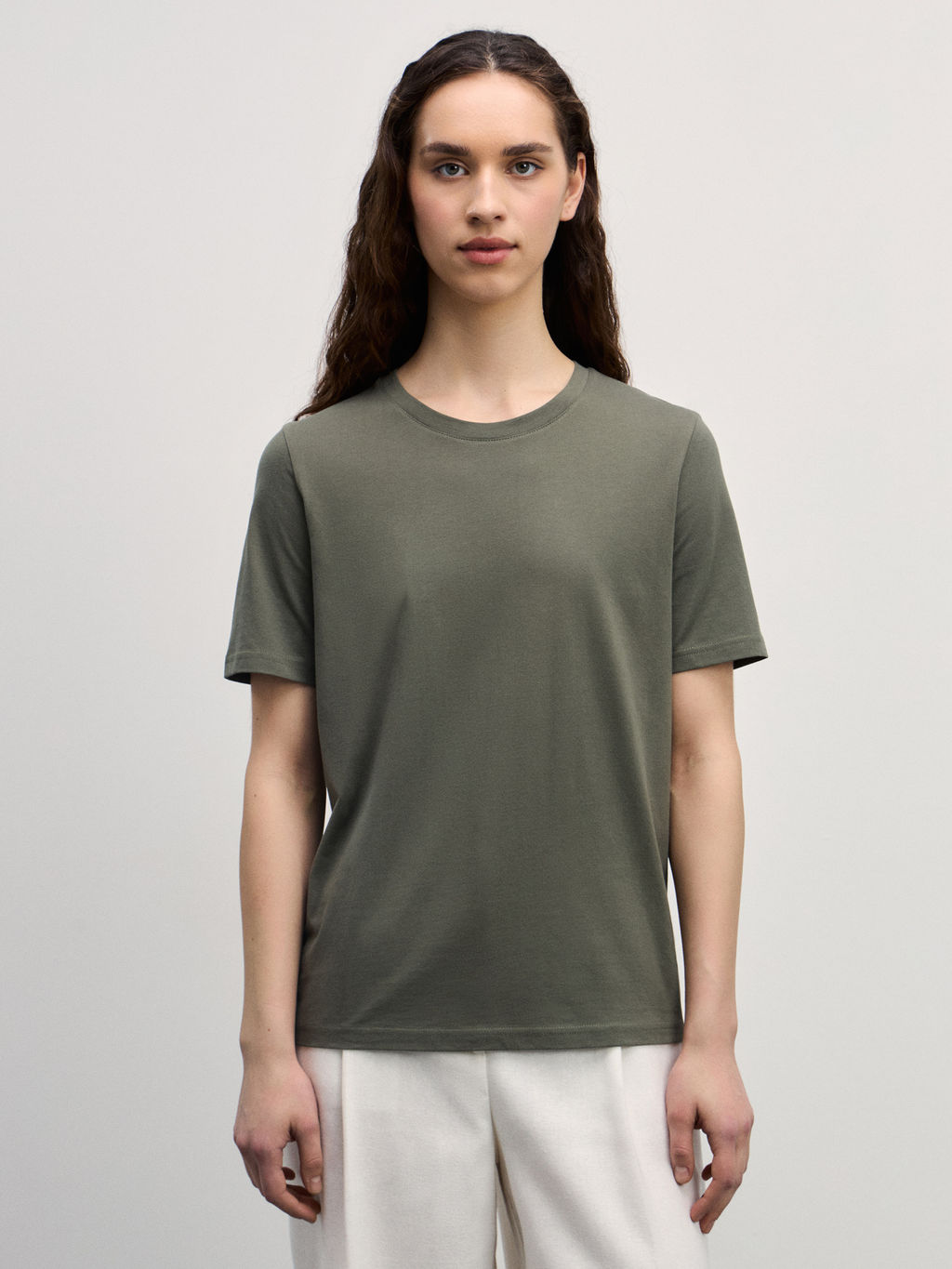 Футболка из хлопка W_REGULAR1-13/ Zarina фото 4