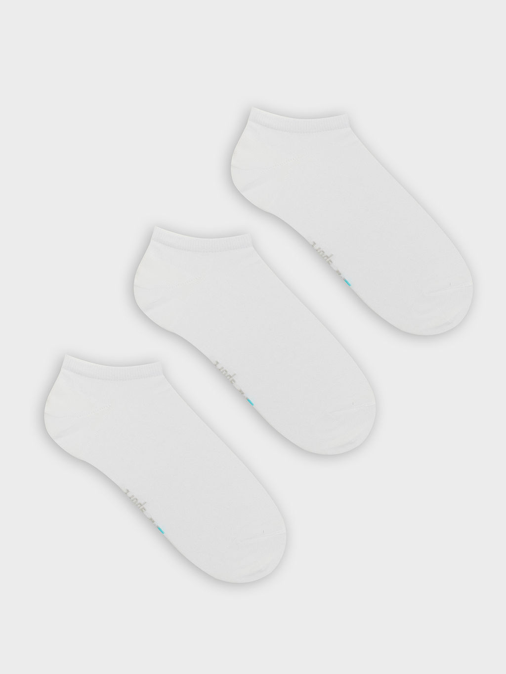 Цена за 5 пар! Носки мужские укороченные белые в наборе, 3 пары - Mark formelle фото 5