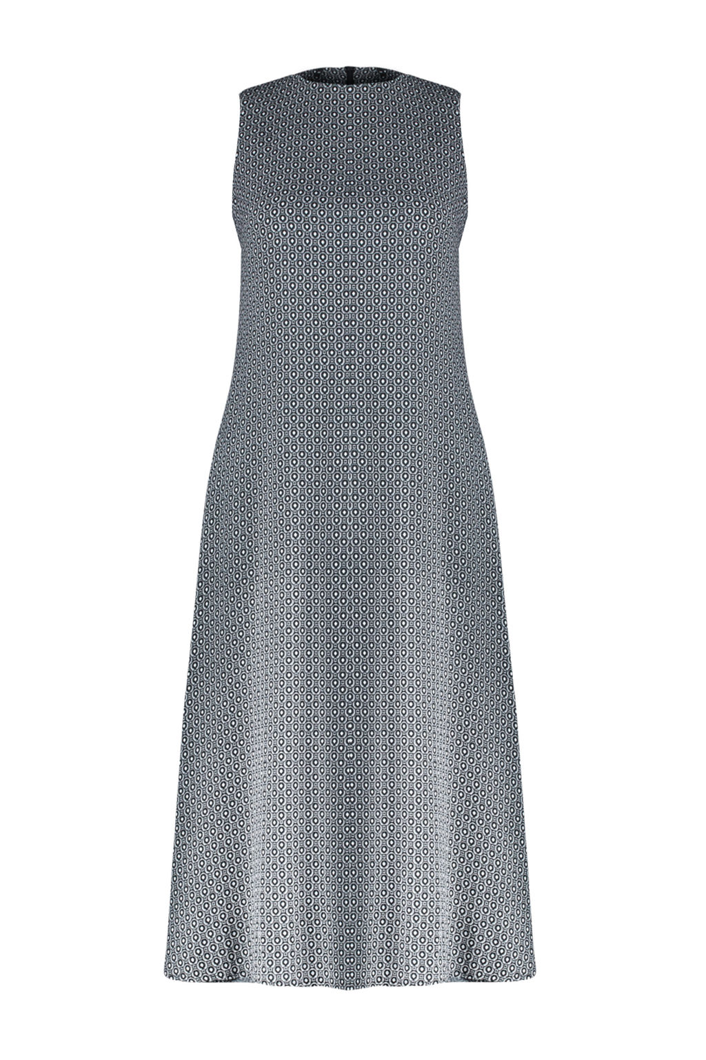 SiyahGeometrik Desenli Duz Kesim Midi Dokuma Elbise TWOSS24EL00706 - Trendyolmilla фото 7