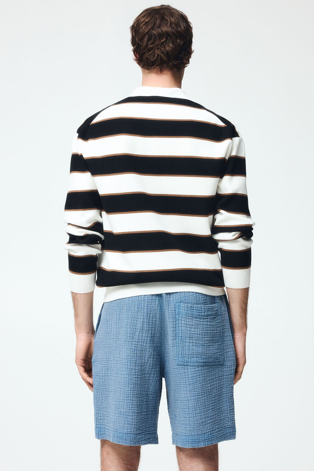 Pantal?n corto en muselina Relaxed Fit - H&m фото 7