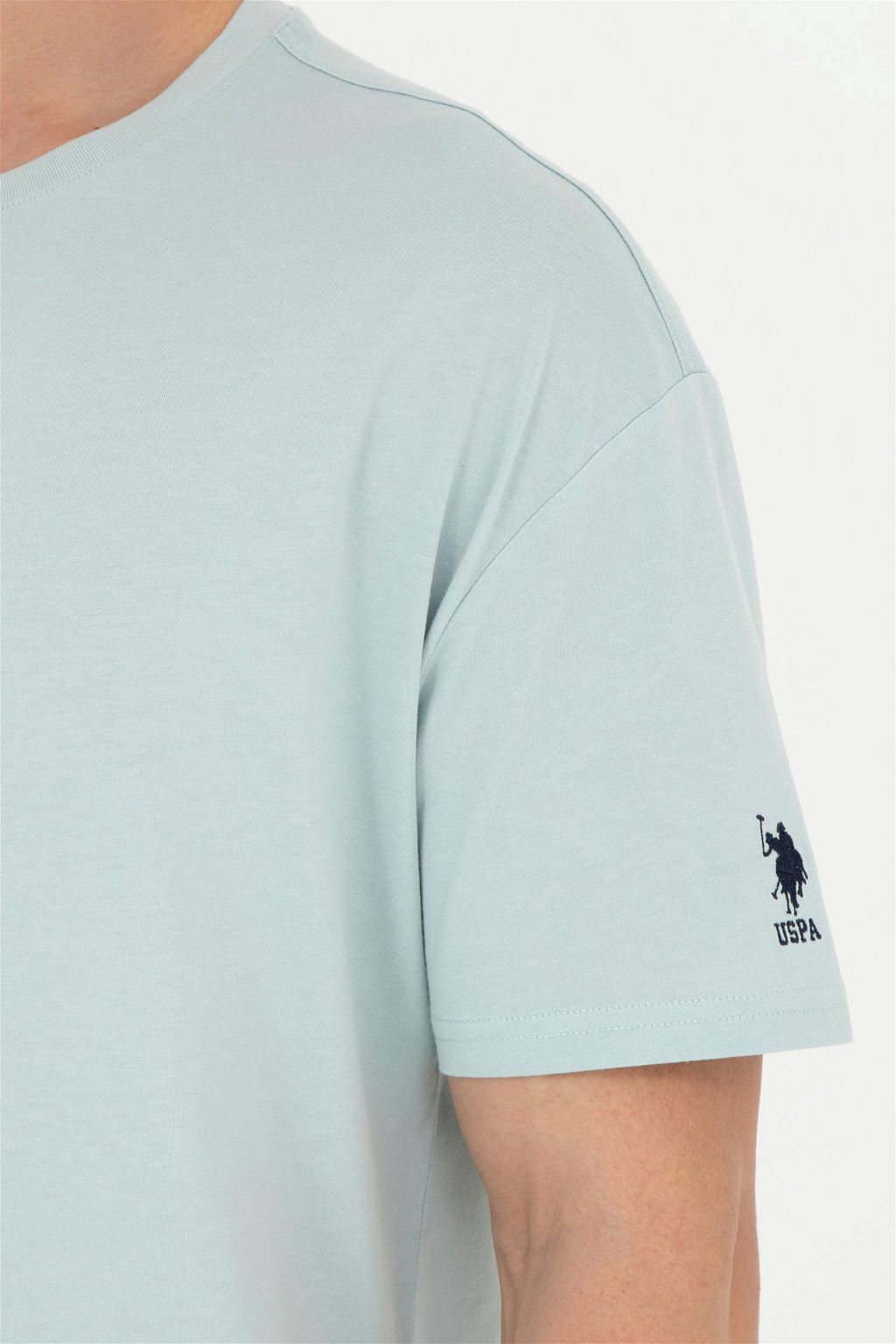 Мужская футболка водно-зеленого цвета - U.s. polo assn фото 7