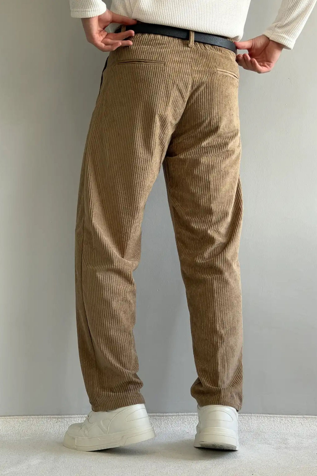 Kahverengi Erkek Baggy Fit Kadife Pantolon TMNAW26PL00022 - Trendyolmilla фото 32