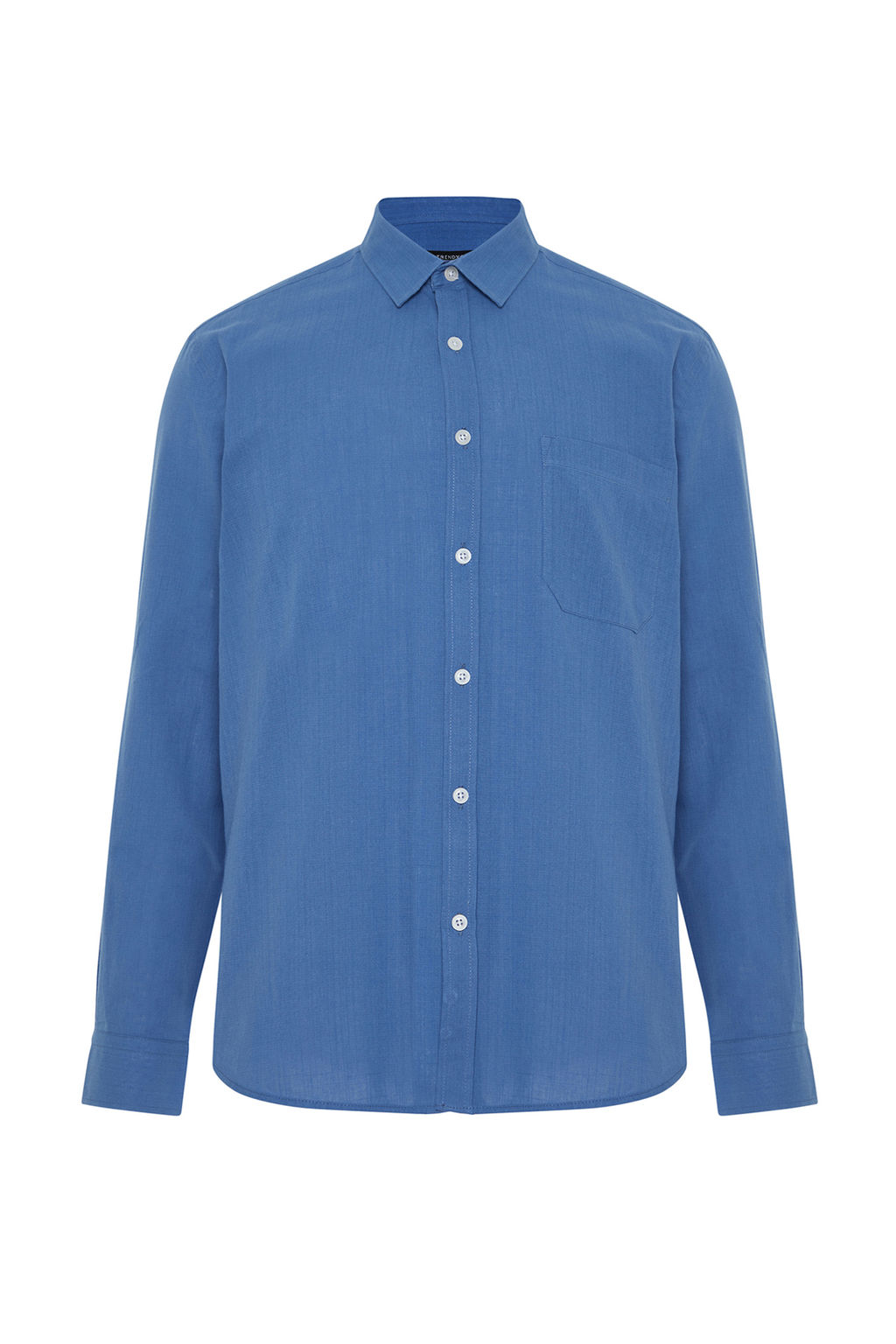 TRENDYOL MAN Lacivert Regular Fit %100 Pamuklu Gomlek TMNSS24GO00063 - Trendyolmilla фото 21