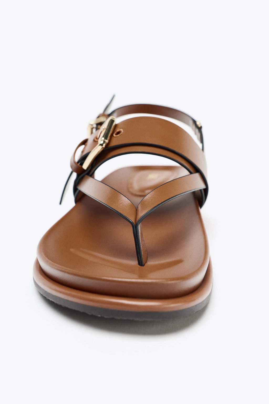 STRAPPY BUCKLE SANDALS - Zara фото 9