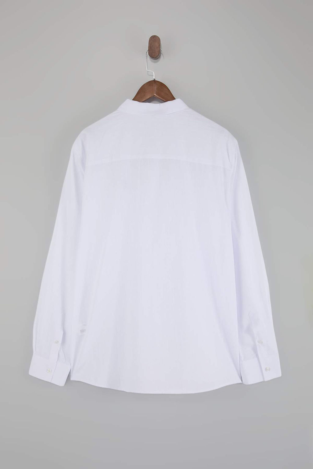 Beyaz Regular Erkek Buyuk Beden Gomlek TMNSS26AX00002