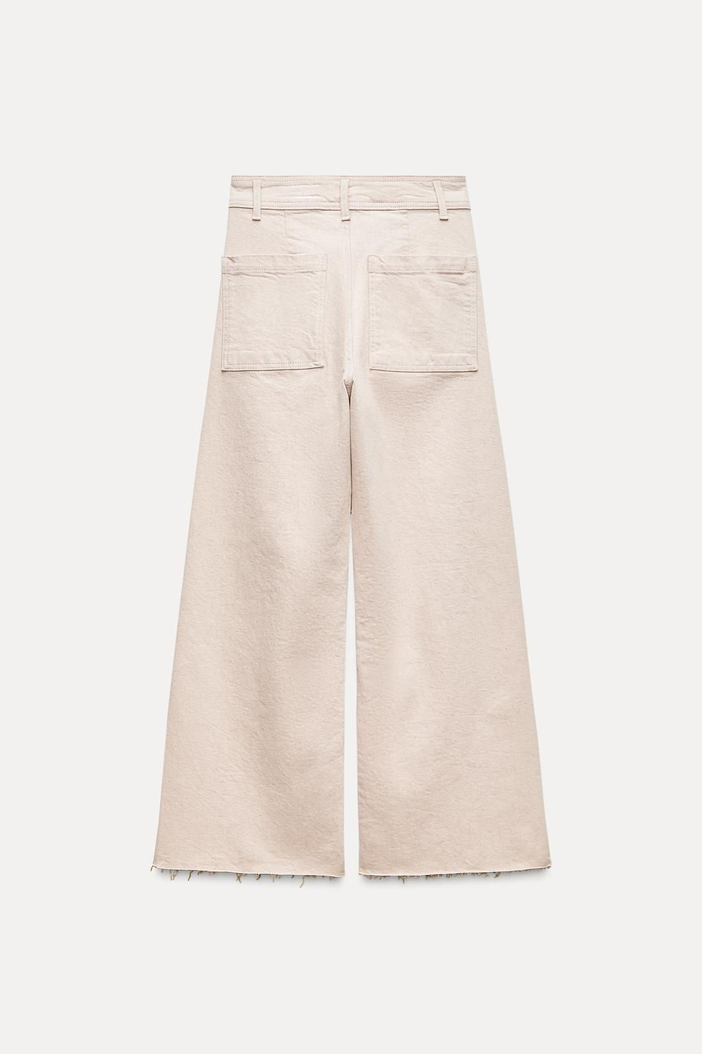 ZW MARINE STRAIGHT-LEG HIGH-WAIST JEANS - Zara фото 8