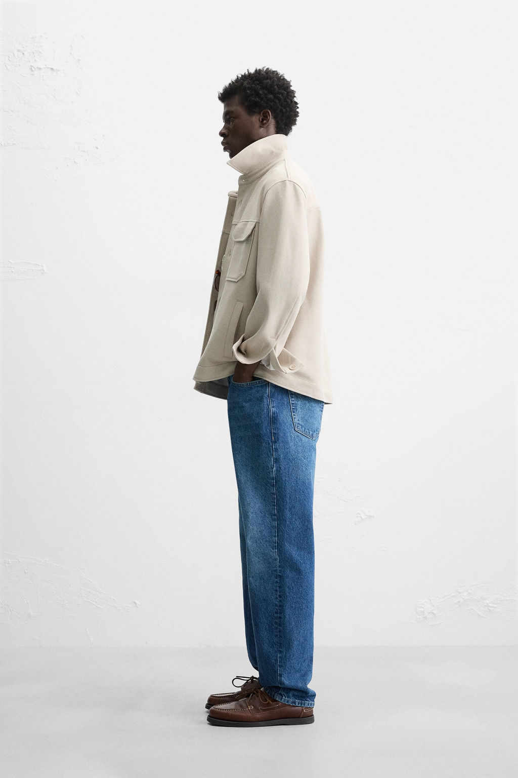 COMFORT TEXTURED OVERSHIRT - Zara фото 4