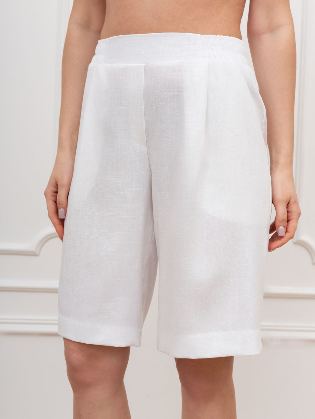 Шорты Сибелла-3 из вискозы со льном - Виотекс фото 40
