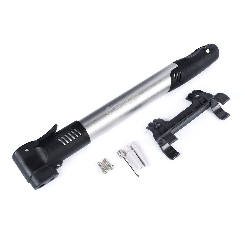 Велонасос COMIRON DUO, алюминиевый цилиндр, Presta-Schrader-Dunlop, 8,3 бар. /уп 50/ - Галеонтрейд фото 9