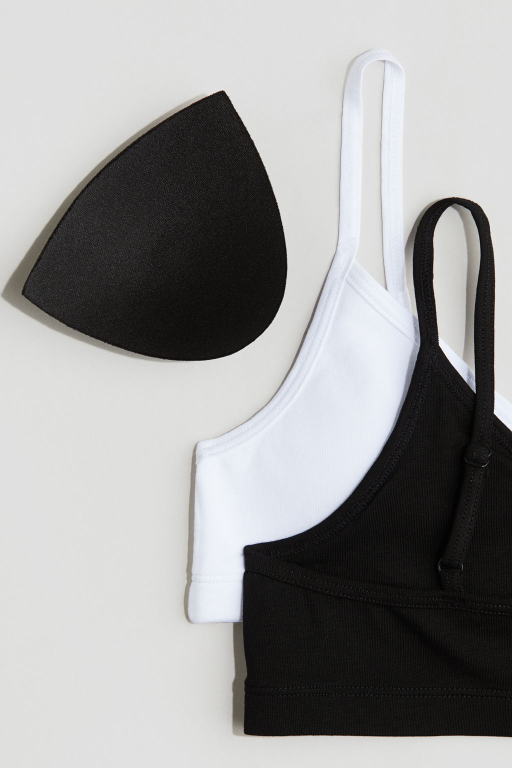 Pack de 2 crop tops con relleno - H&m фото 5