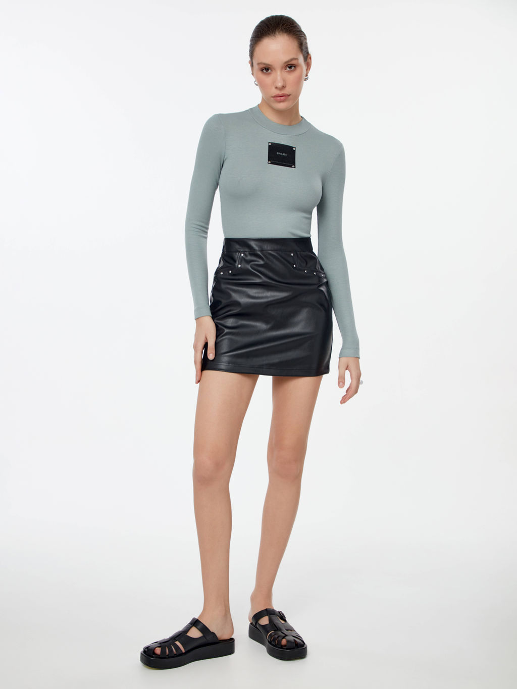 CONTE LU 2547 Юбка женская black