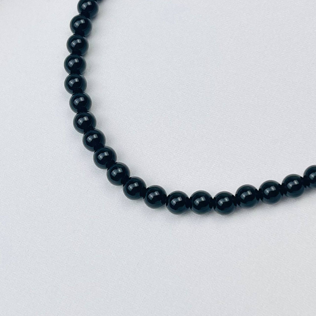 Колье из черного Агата 45 см +