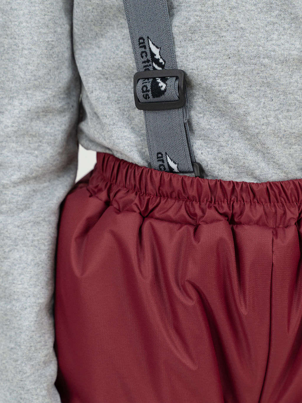 Брюки детские зимние бордовые