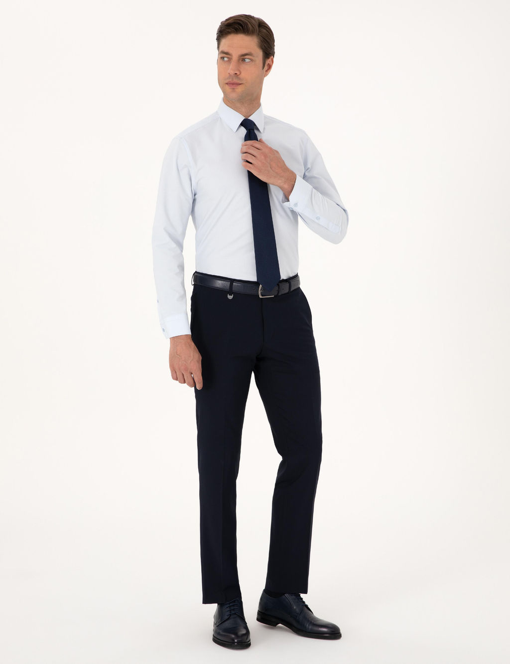 Lacivert Slim Fit Kuma_ Pantolon - Pierre cardin фото 3