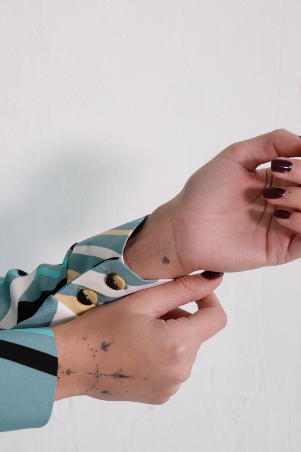 Платье-рубашка с английским воротником принт - Martichelli фото 382