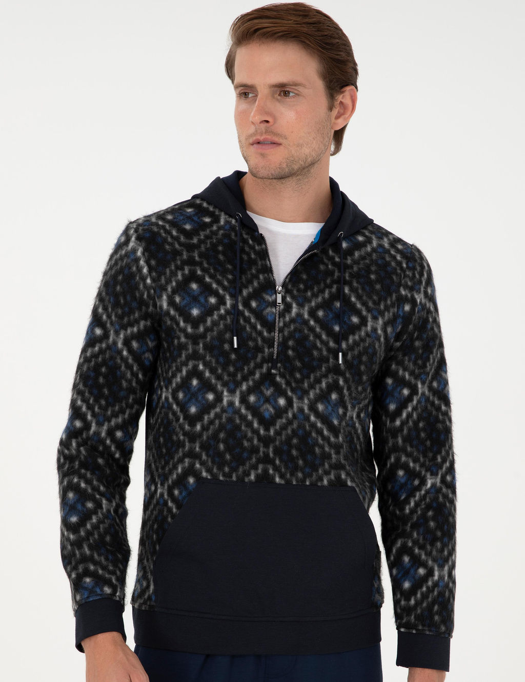 Lacivert Regular Fit Sweatshirt
