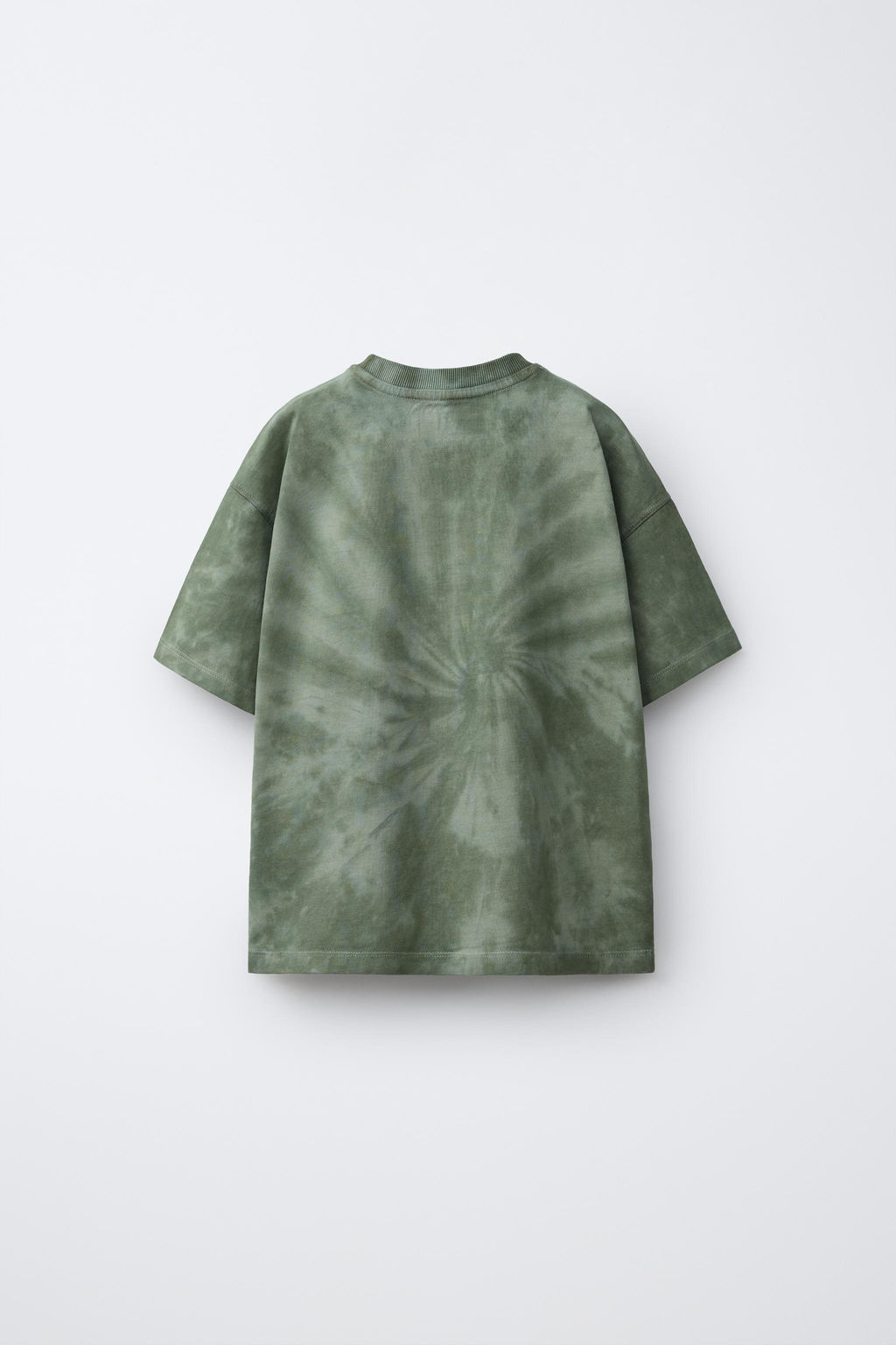CAMISETA FELPA TIE DYE ESTAMPADO / Verde - Zara фото 2