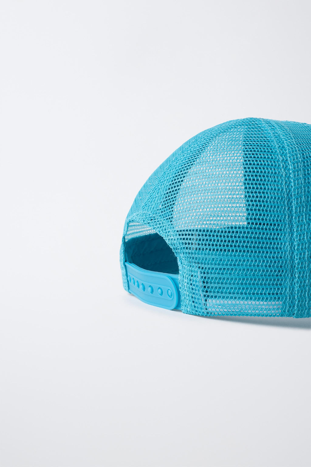 GORRA REJILLA ETIQUETA ENGOMADA / Azul / Blanco - Zara фото 3