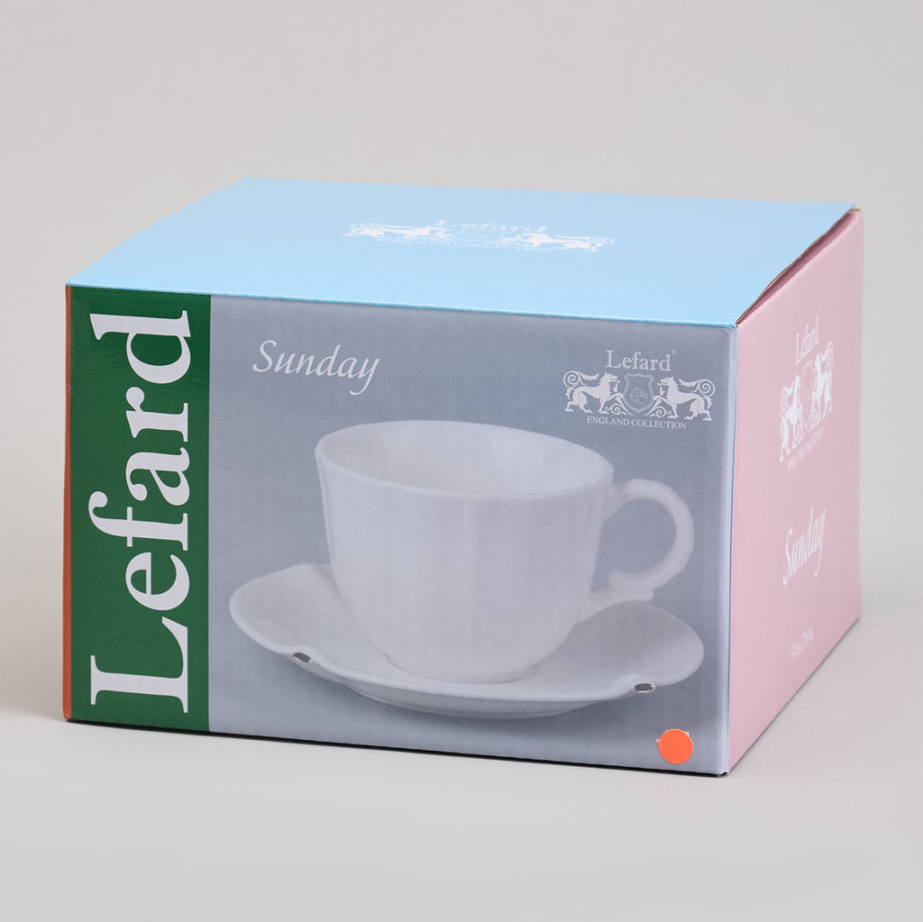 ЧАЙНЫЙ НАБОР LEFARD SUNDAY НА 2 ПЕР. 4 ПР. 220 МЛ ЗОЛОТОЙ  фото 2