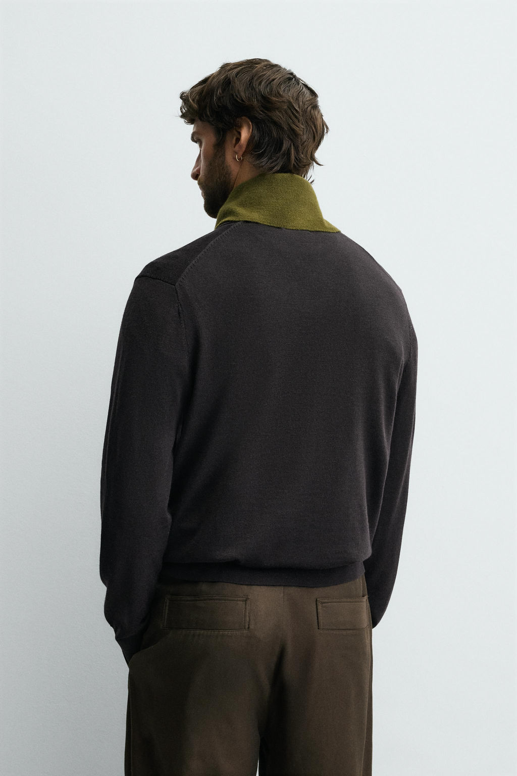 100% WOOL KNIT POLO SHIRT - Zara фото 3