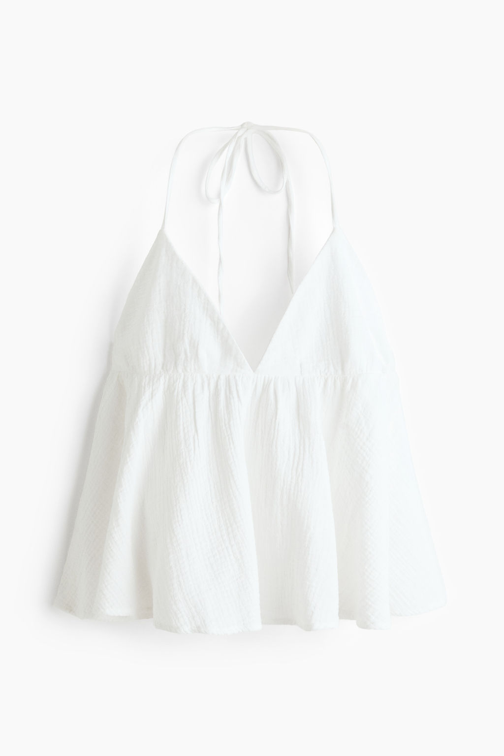 Cotton halterneck top - H&m фото 2