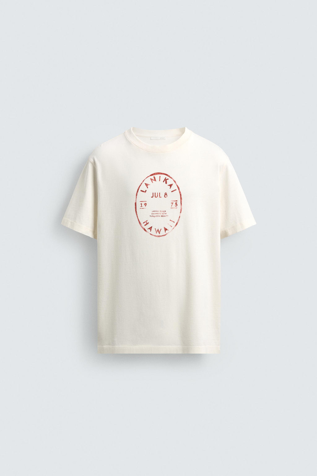 CAMISETA GR?FICO HAWAII / Crudo - Zara фото 6