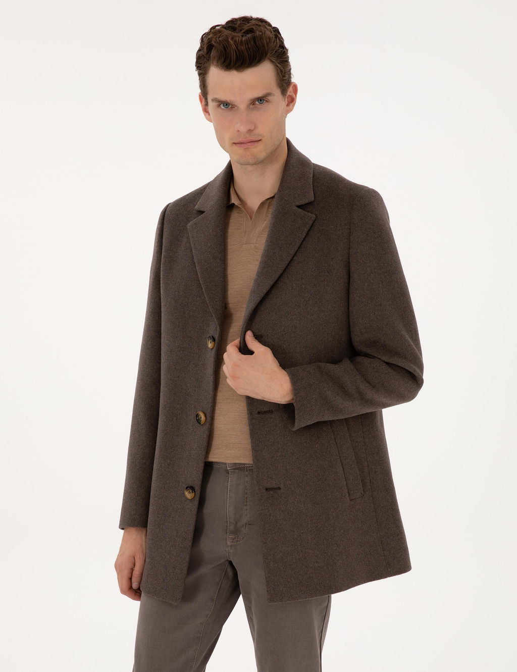 Kahverengi Ex. Slim Fit Ka_e Kaban