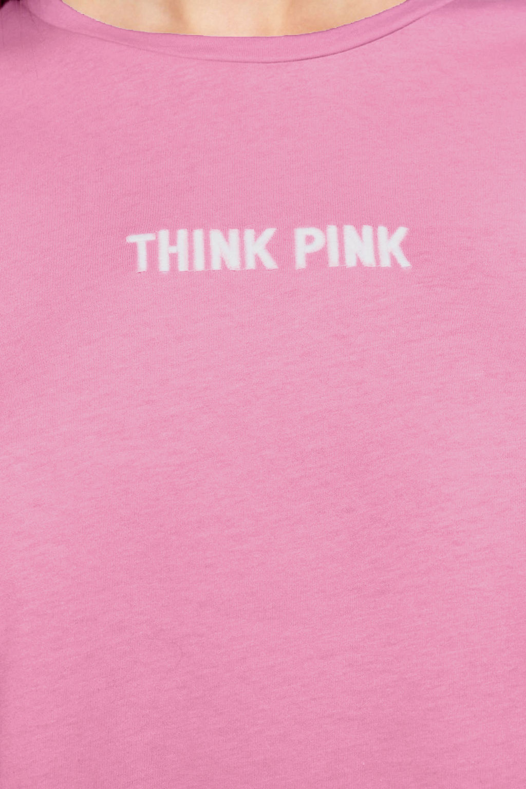 Pembe %100 Pamuk Slogan Nak?sl? Relaxed/Rahat Kal?p Orme T-Shirt TWOSS24TS00177 - Trendyolmilla фото 5