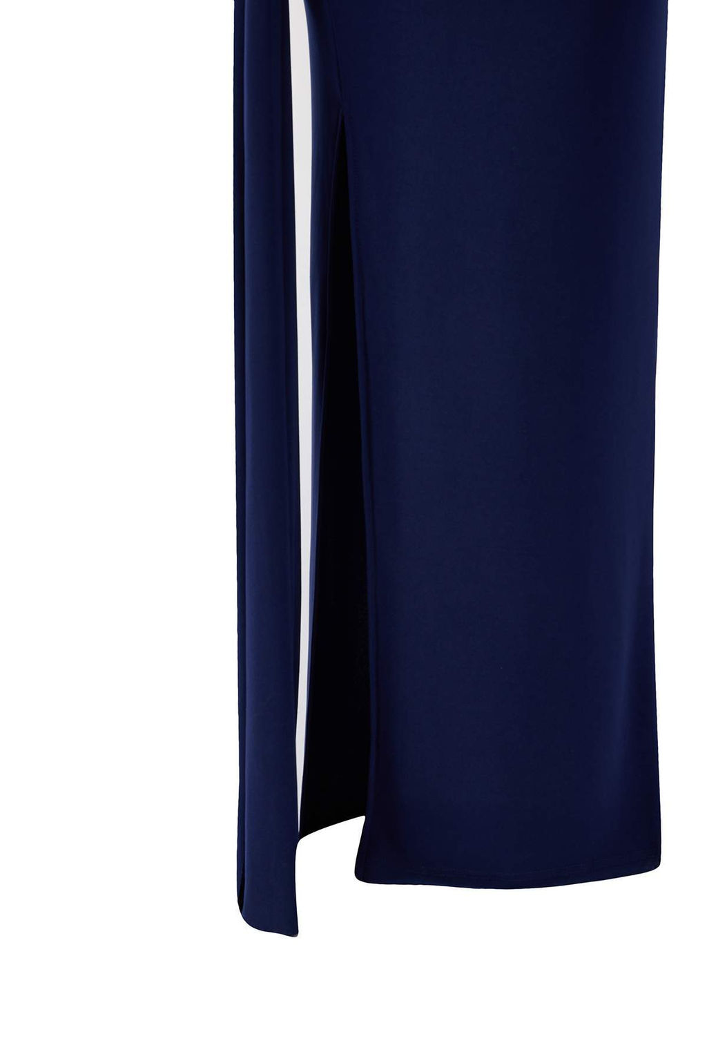 Lacivert Yaka Cut Out Detayl? Maxi Abiye & Mezuniyet Elbisesi TPRSS26AE00002