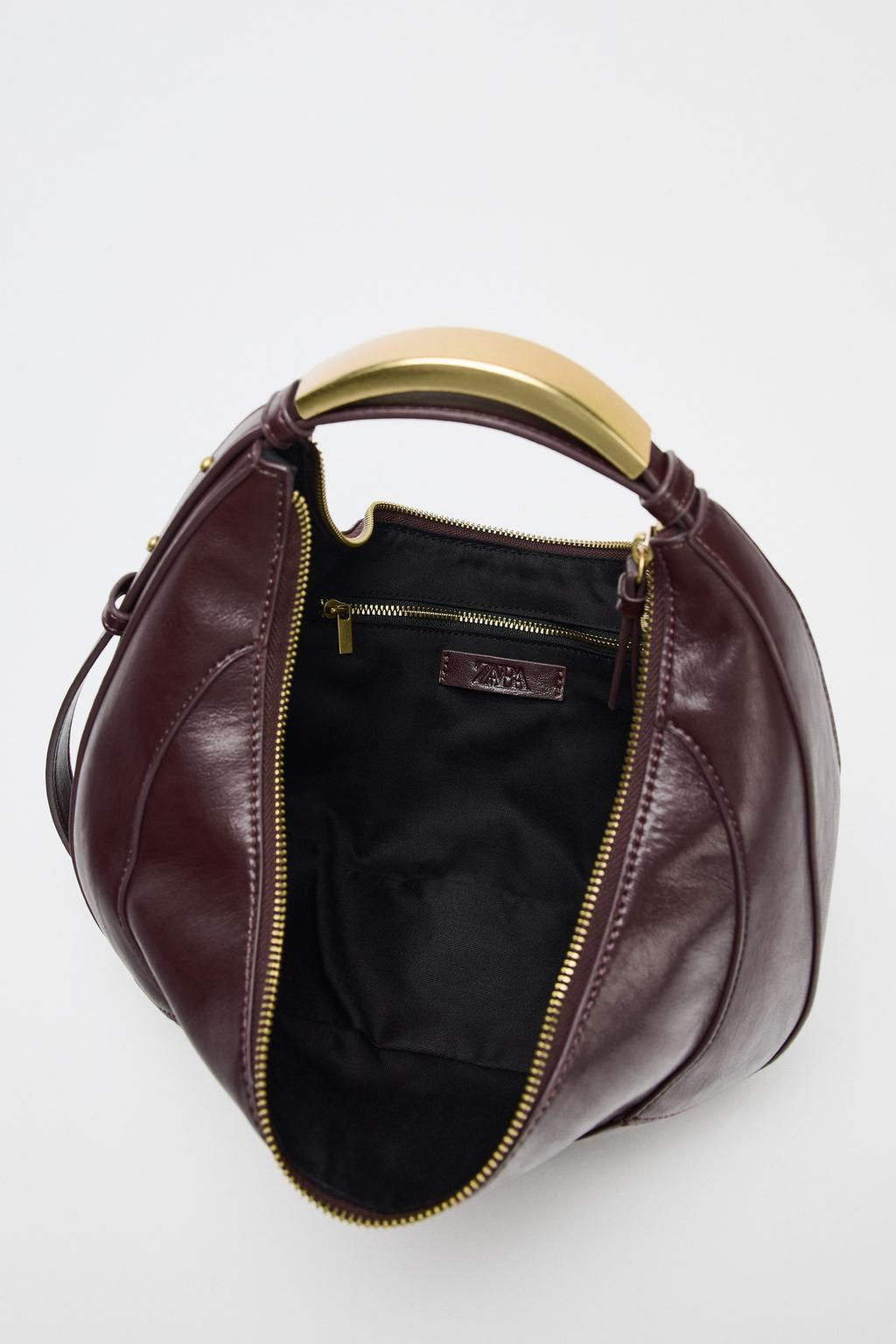 OVAL BAG WITH METAL STRAP - Zara фото 14