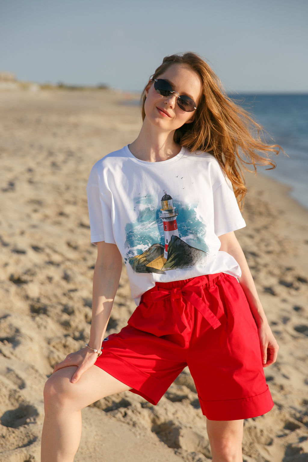 Шорты Whale Red - Captain's mate фото 9