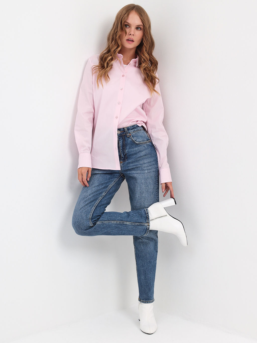 Блузка женская дл. рук. KATHARINA KROSS KK-B-003B-розовый  фото 6