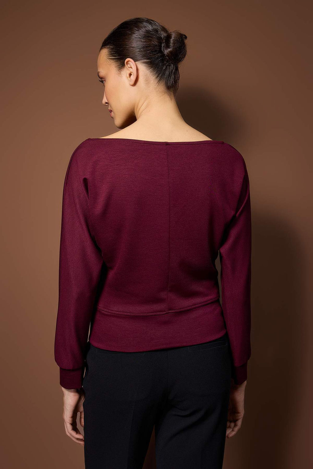 Siyah Kay?k Yaka Regular Boy Orme Bluz TWOAW26BZ00357 - Trendyolmilla фото 8