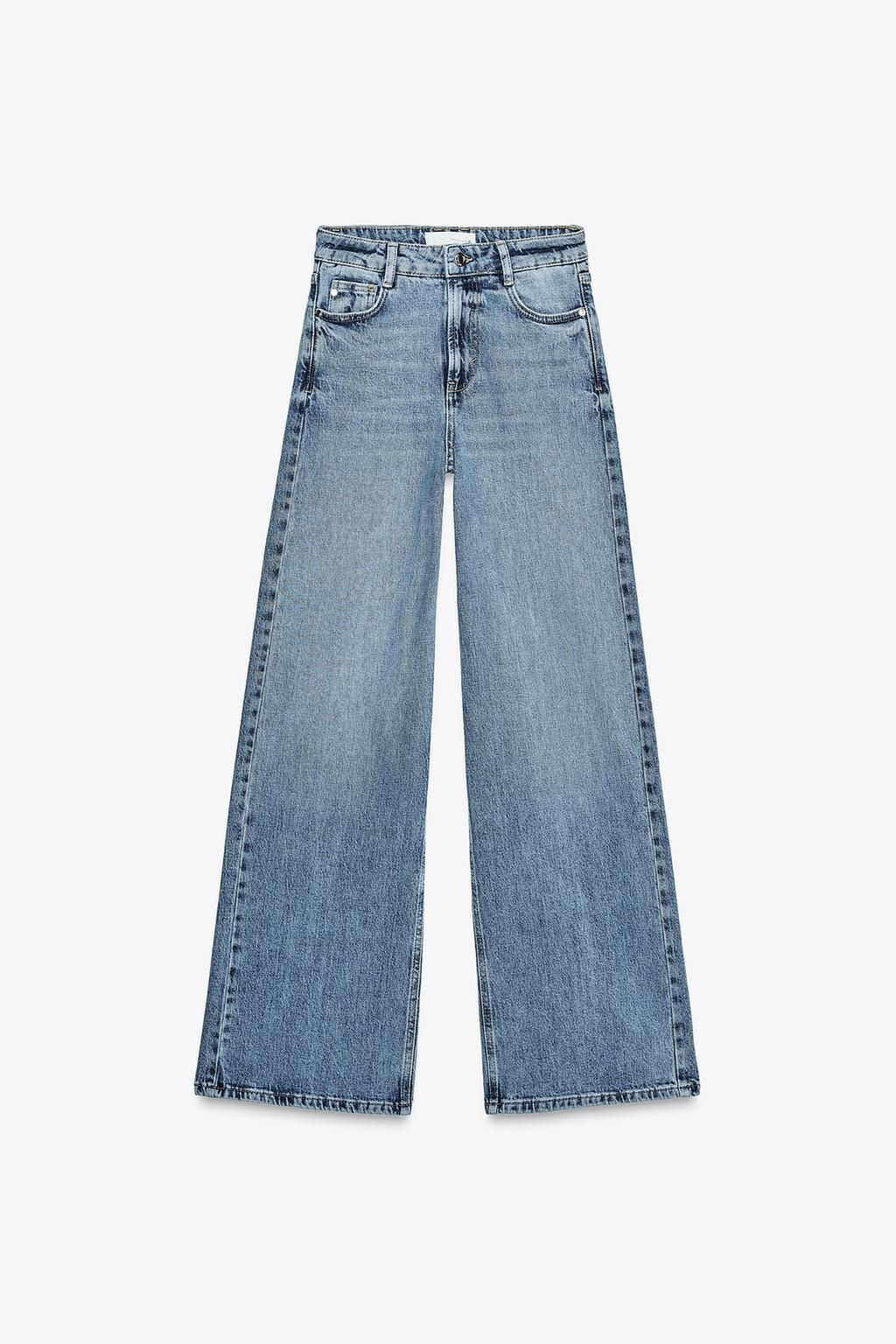 Z1975 WIDE-LEG HIGH-WAIST LONG LENGTH JEANS - Zara фото 5