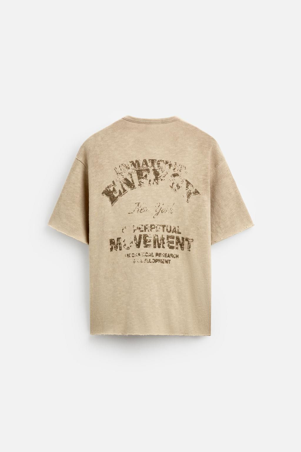 SLOGAN PRINT KNIT T-SHIRT - Zara фото 7