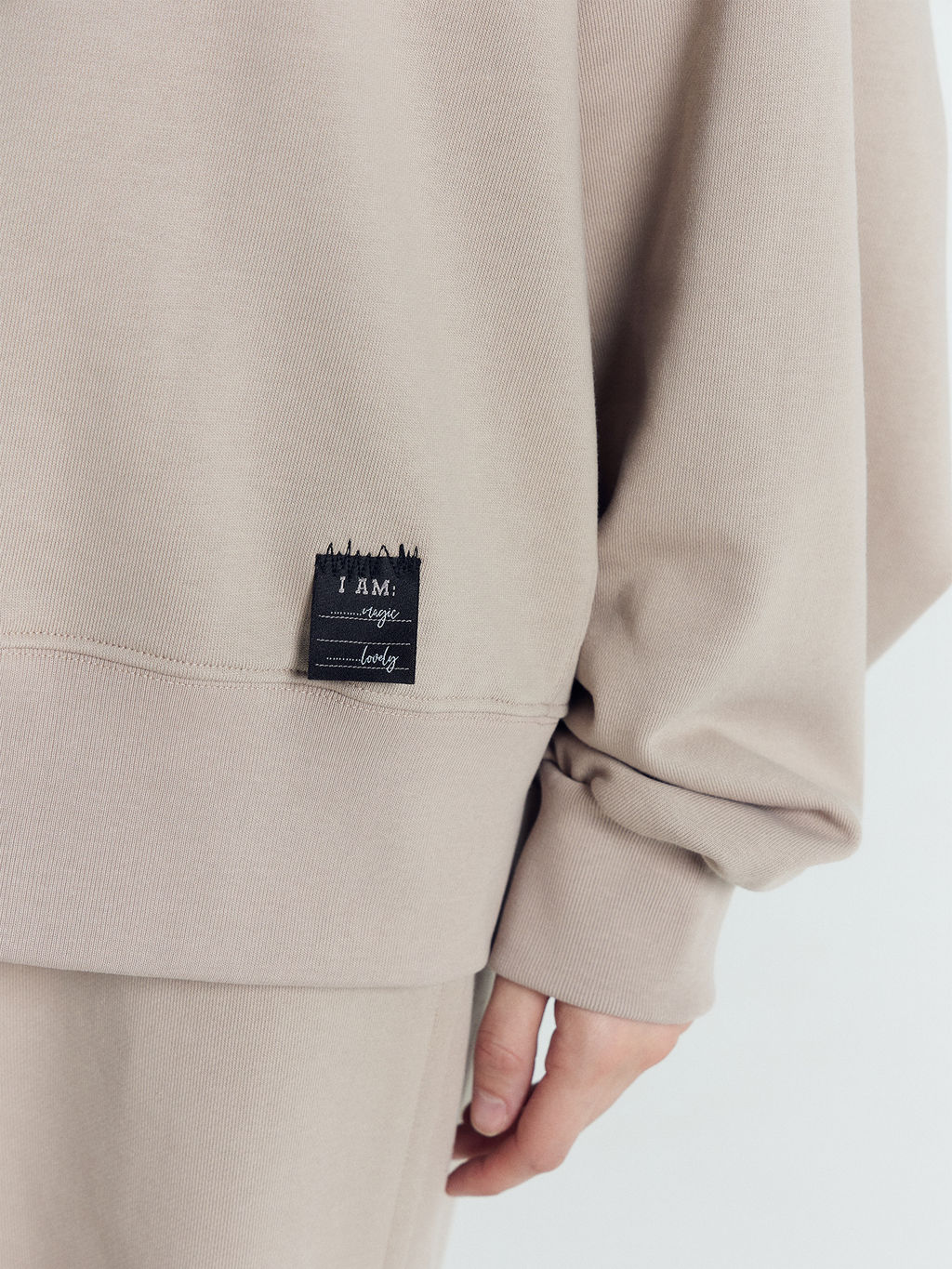 Свитшот женский в кофейно-коричневом цвете - Mark formelle фото 6