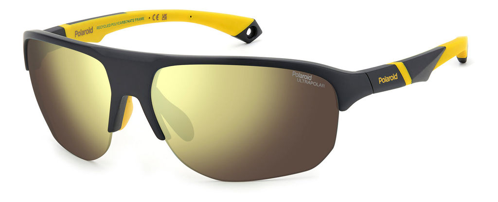 Солнцезащитные очки POLAROID PLD 7059/S Чёрный, мужские