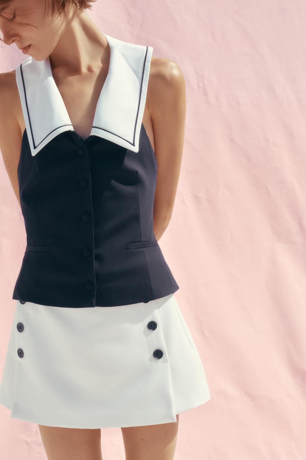 SKORT WITH BUTTONS - Zara фото 9