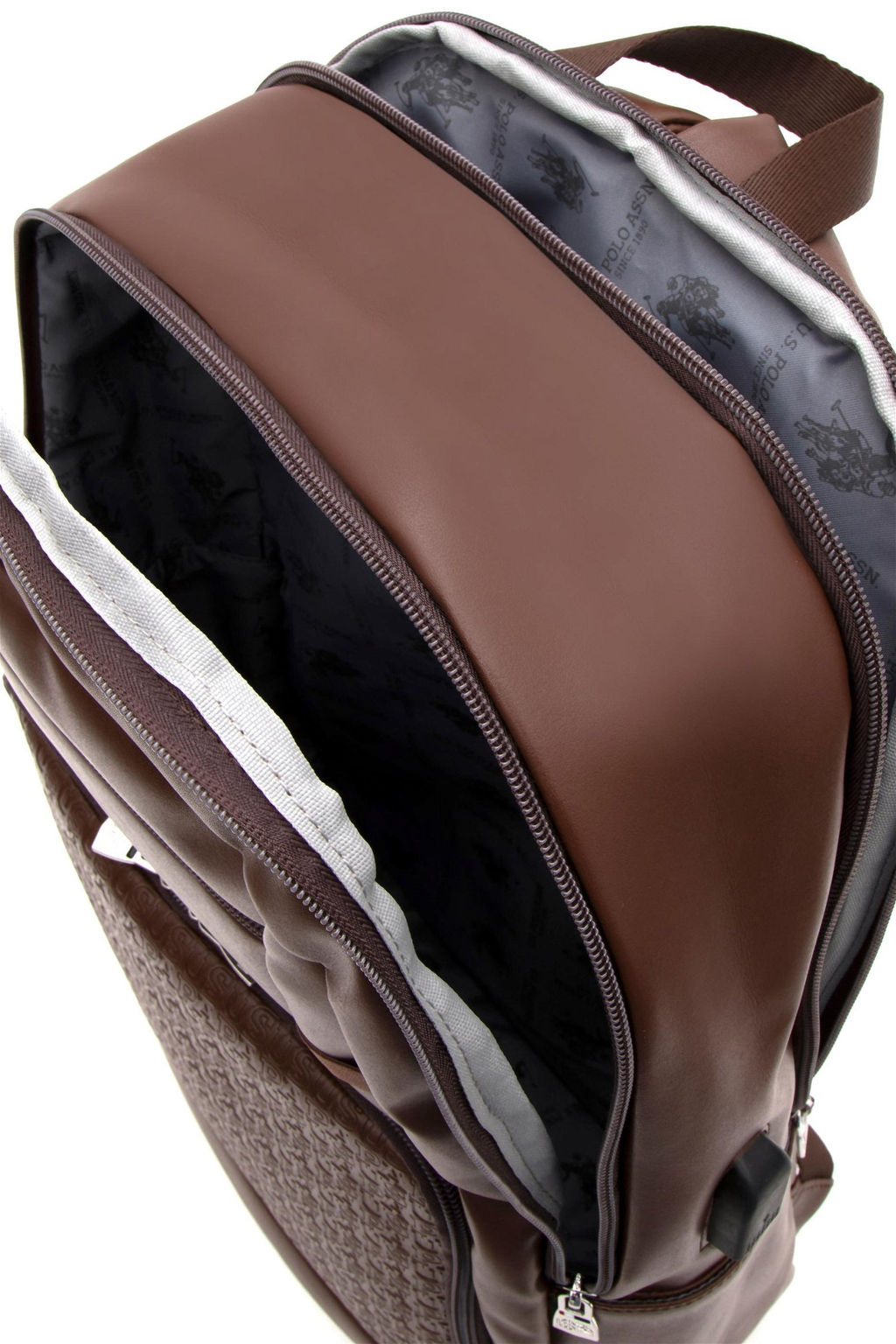 U. S. Polo Assn / Мужская коричневая сумка - U.s. polo assn фото 4