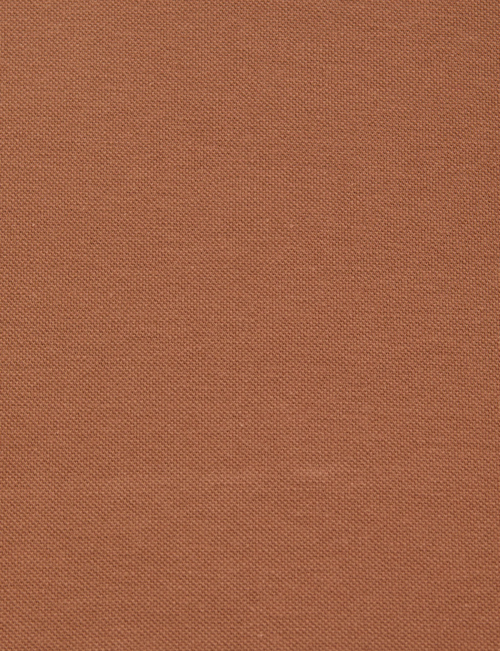 A__k Kahverengi Slim Fit %100 Pamuk D__meli Polo Yaka Basic Ti__rt