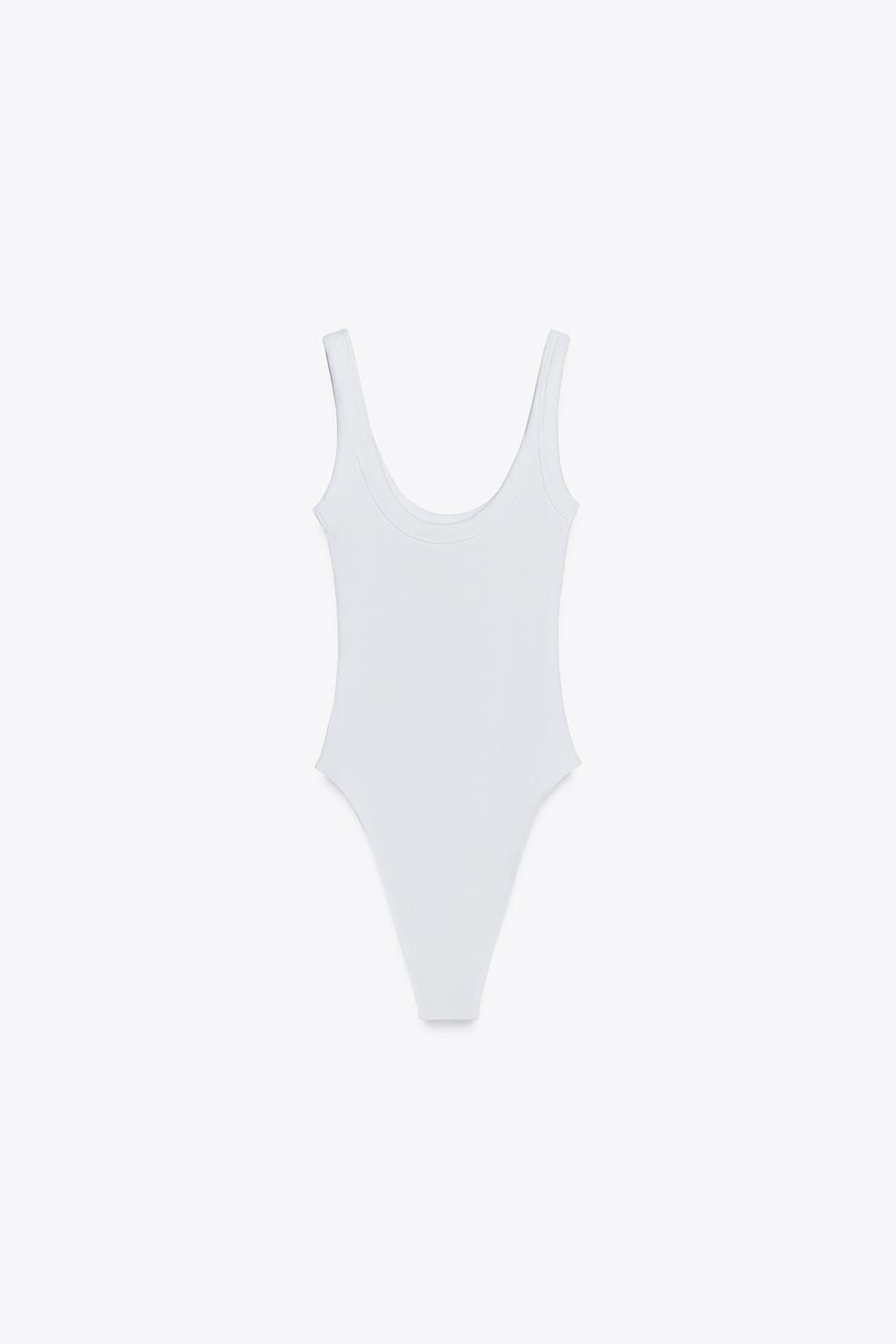 RIBBED BODYSUIT - Zara фото 7