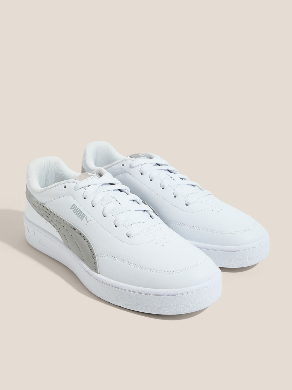 Кеды PUMA Court Classic Clean Артикул 4588658, белый