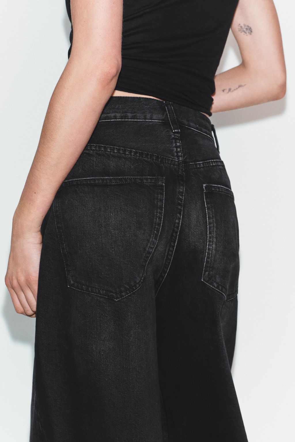 TRF EXTRA WIDE-LEG HIGH-WAIST JEANS - Zara фото 23