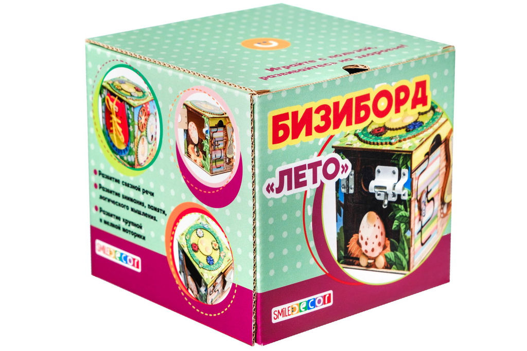Игра по системе Монтессори Бизиборд Лето - Smiledecor фото 5