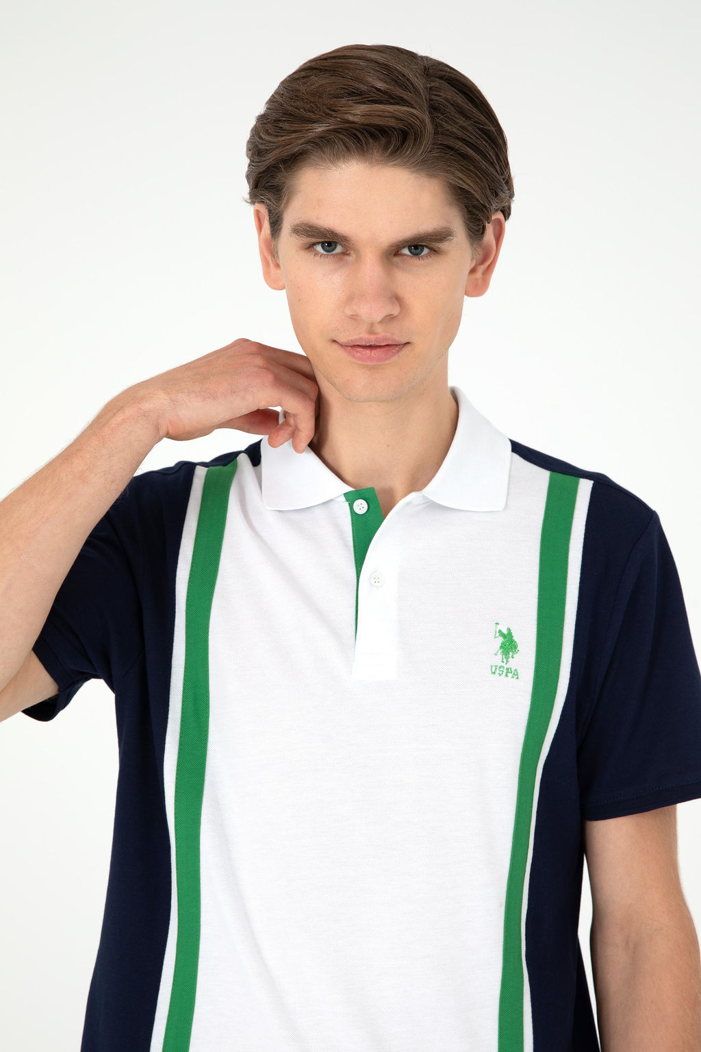 Мужская темно-синяя футболка - U.s. polo assn фото 2