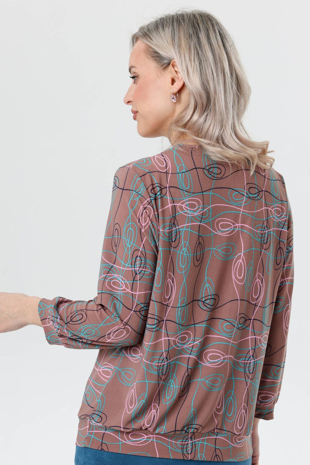 Блузка женская 7037/05/Оливковый - Rise фото 15