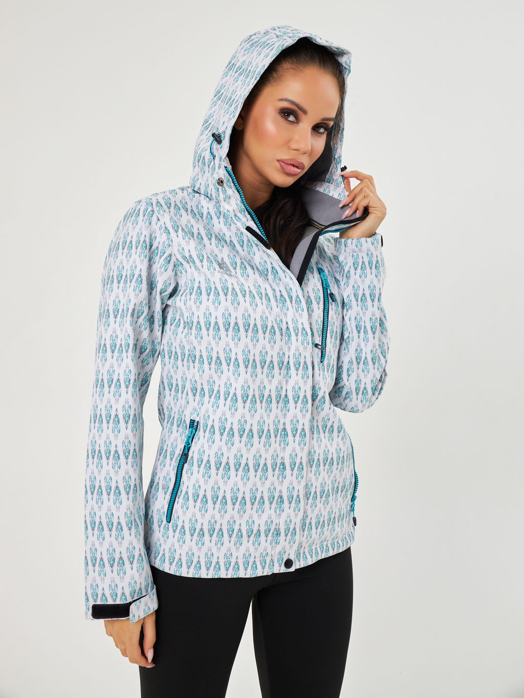 Женская куртка Azimuth 8169_41 Белый  фото 9