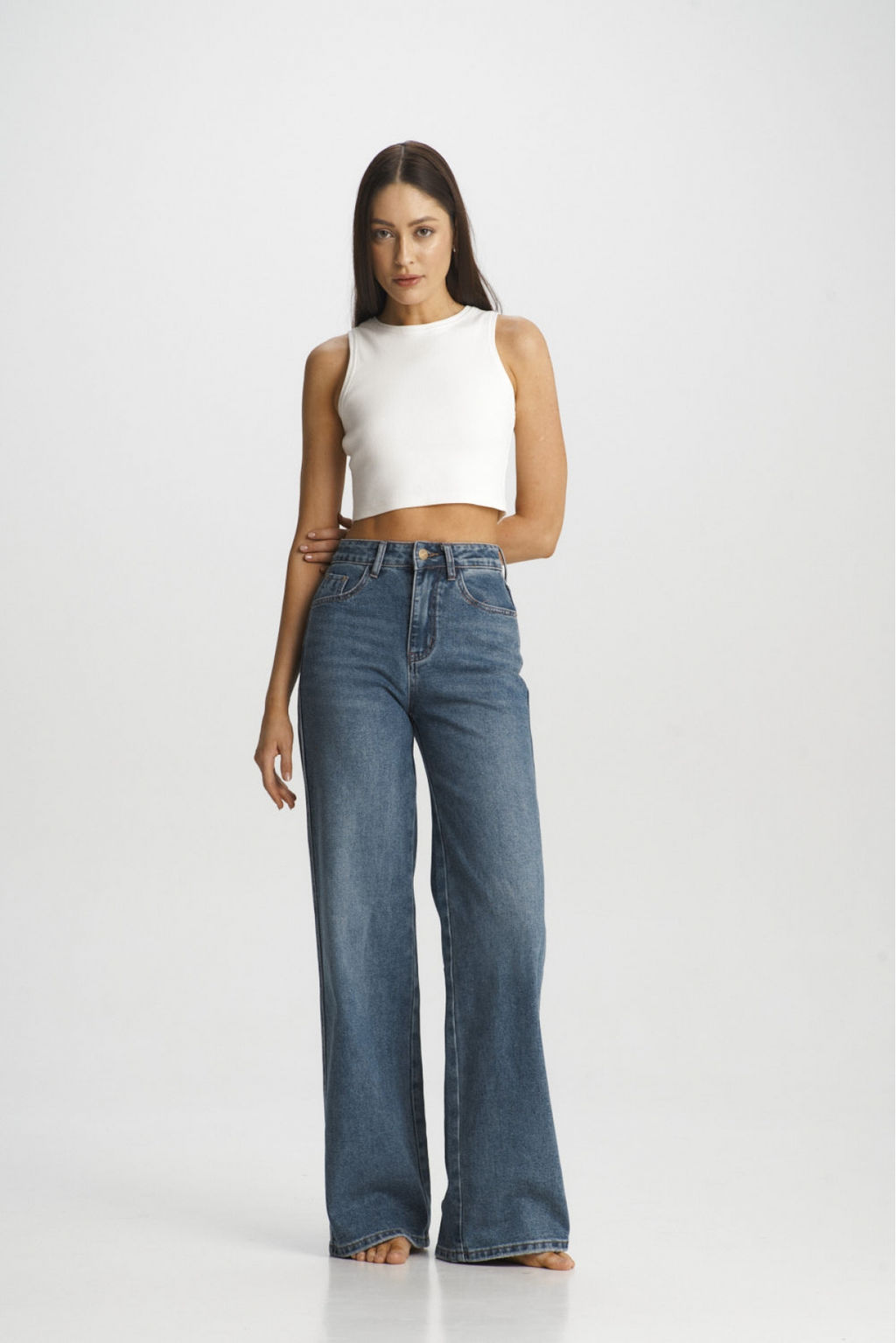 Джинсы-трубы Classic Blue