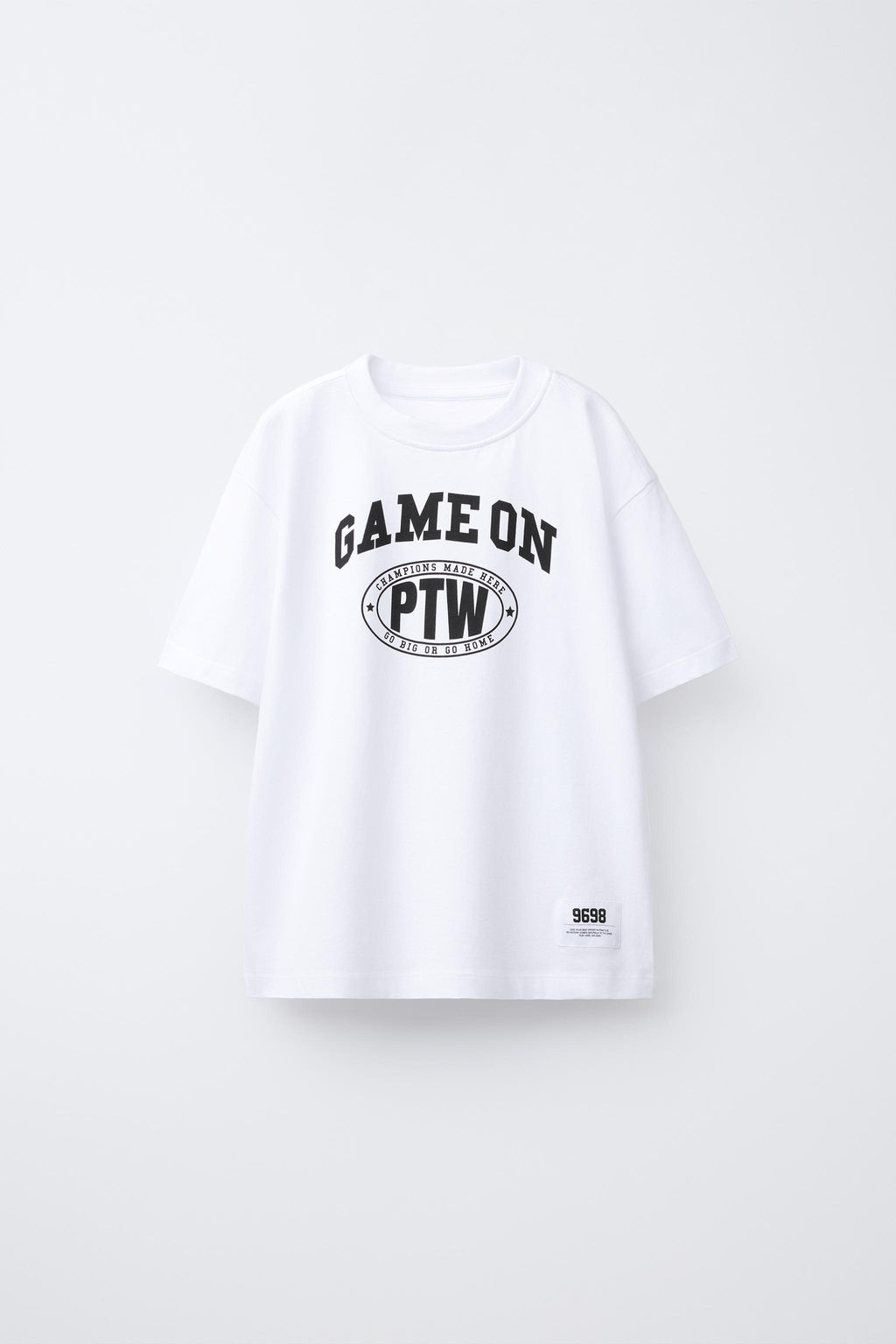 JOGGING T-SHIRT WITH SLOGAN PRINT