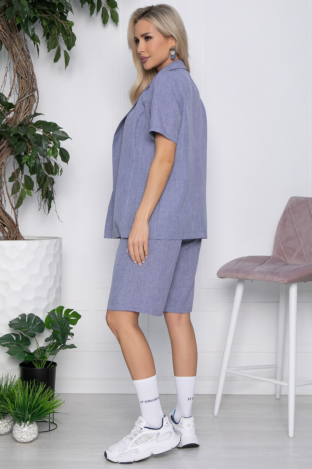 Костюм Летний вечер (серый) К10715 - Lt collection фото 9